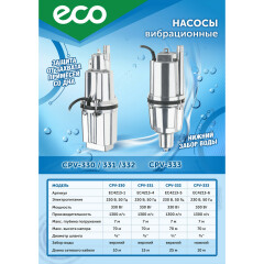 Насос вибрационный ECO CPV