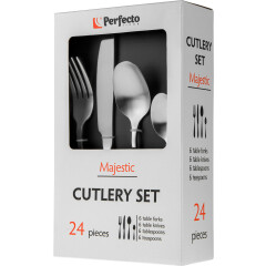 Набор столовых приборов 24 предмета PERFECTO LINEA Majestic