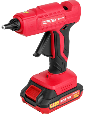 Пистолет клеевой аккумуляторный WORTEX CGG 1118 XLT SET 