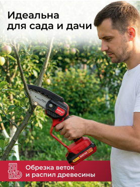 Пила цепная аккумуляторная WORTEX LX CEC 2518-1 XLT SET 