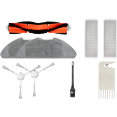 Набор расходных материалов (щетки,валик,салфетка,фильтры) для робота-пылесоса xiaomi серии Vacuum mop pro BRUNER 