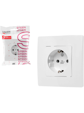 Розетка скрытая LEIDEN ELECTRIC Steen