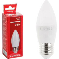 Лампа светодиодная E27 AURORA STARTUL C37 9 Вт 4500K 
