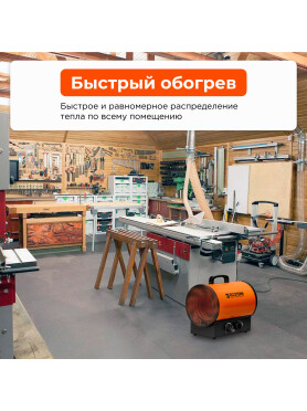 Пушка тепловая электрическая ECOTERM EHR-05/3G 