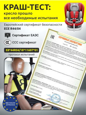 Автокресло BONBINI Universe Red 