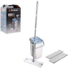 Швабра с отжимным ведром PERFECTO LINEA Scratch Anet бежевая 