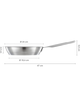 Сковорода из нержавеющей стали FISKARS All Steel