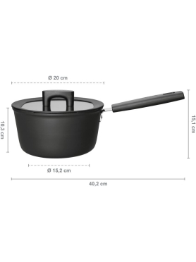 Сотейник алюминиевый 2,5 л FISKARS Hard Face 