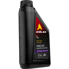 Масло минеральное компрессорное ASILAK GTD 250 VG-100 1 л 