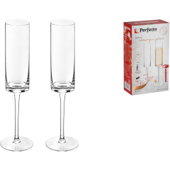 Набор бокалов для шампанского PERFECTO LINEA Avila 2 штуки 180 мл 