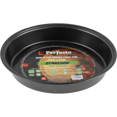 Форма для выпечки металлическая круглая 24,5х4 см PERFECTO LINEA Starcook 