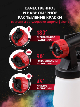 Краскораспылитель электрический WORTEX LX PS 0840 