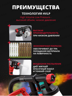 Краскораспылитель электрический WORTEX LX PS 0840 