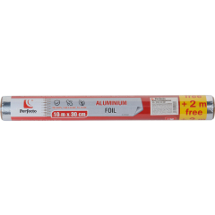 Фольга бытовая алюминиевая PERFECTO LINEA 10+2 м х 30 см 