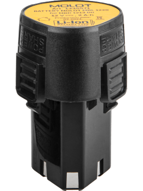 Аккумулятор 12 В 2 Ач Li-Ion MOLOT MBL 1220 для MBD 1213 DLi 