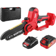 Пила цепная аккумуляторная WORTEX CEC 2518-2 ALL1