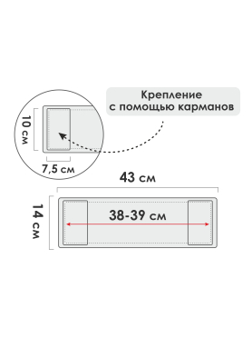 Сменная насадка для швабры из микрофибры PERFECTO LINEA полоса чистоты 