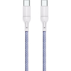 Кабель USB KEIZEN KZ-5289103, Type-C - Type-C, PD100W, 1 м, лиловый