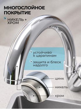 Смеситель для кухни ECONOCE 670 