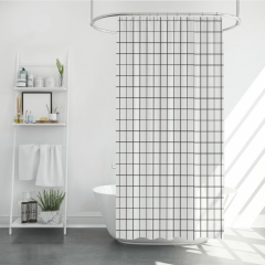 Штора для ванной комнаты 180х180 с кольцами PERFECTO LINEA Harmony