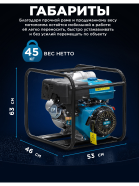 Мотопомпа ECO WP-1601C 