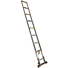 Лестница алюминиевая приставная STARTUL Black Line