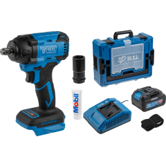 Гайковерт аккумуляторный ударный BULL SC 1804 Xcase XLTpro 
