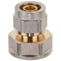 Муфта латунная 16(2.0)х3/4" с внутренней резьбой для трубы PEX AV ENGINEERING 