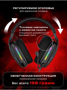 Наушники-гарнитура игровые URZUS Ninja X UR-5524118