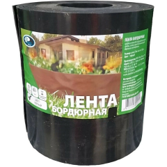 Лента бордюрная ПЛАСТЛАЙН 20 см 10 м черный 