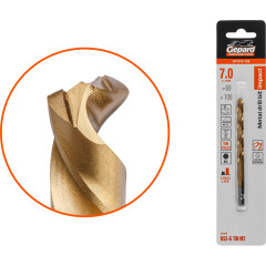 Сверло по металлу шестигранный GEPARD HSS-G TIN