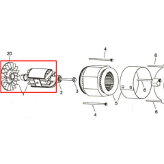 Ротор для генератора Eco PE-8000ES, PE-8501S3 