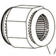 Статор для генератора Eco PE-6500RS, PE-6500ESA, PE-6500ES, PE-7001RS 