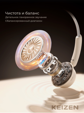Беспроводные наушники KEIZEN KZ-5524113