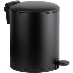 Ведро мусорное с педалью PERFECTO LINEA Black Onyx 5 л 
