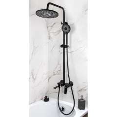 Душевая стойка ECONOCE серия 800 черный 