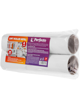 Сменный блок ролика для чистки одежды PERFECTO LINEA 4 штуки 