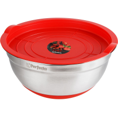 Миска для взбивания из нержавеющей стали с крышкой PERFECTO LINEA Chef