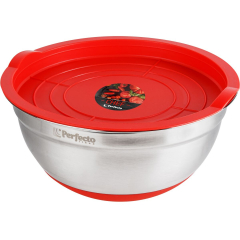 Миска для взбивания из нержавеющей стали с крышкой PERFECTO LINEA Chef