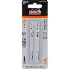 Пилка для электролобзика GEPARD по алюминию T127D 2 штуки 