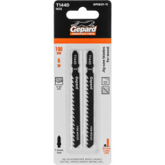 Пилка для электролобзика GEPARD по дереву T144D 2 штуки 