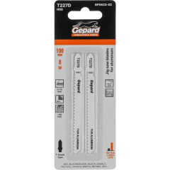 Пилка для электролобзика GEPARD по алюминию T227D 2 штуки 