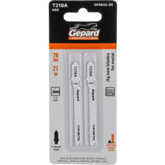 Пилка для электролобзика GEPARD по металлу T218A 2 штуки 
