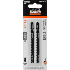 Пилка для электролобзика GEPARD по дереву T144DF 2 штуки 