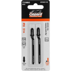 Пилка для электролобзика GEPARD по дереву T119BO 2 штуки 