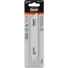 Полотно для сабельной пилы GEPARD по металлу S922EF 152 мм 2 штуки 