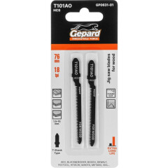 Пилка для электролобзика GEPARD по дереву T101AO 2 штуки 