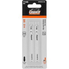 Пилка для электролобзика GEPARD по металлу T118B 2 штуки 