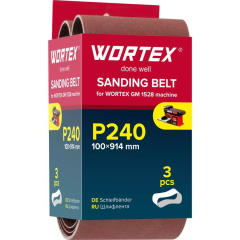 Шлифлента 100x914 мм бесконечная WORTEX для станка GM 1528