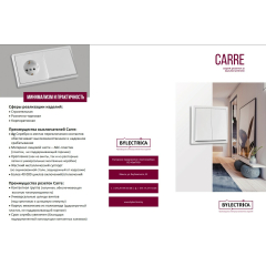 Розетка скрытая BYLECTRICA Carre